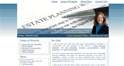 Desktop Screenshot of carolmarxlaw.com